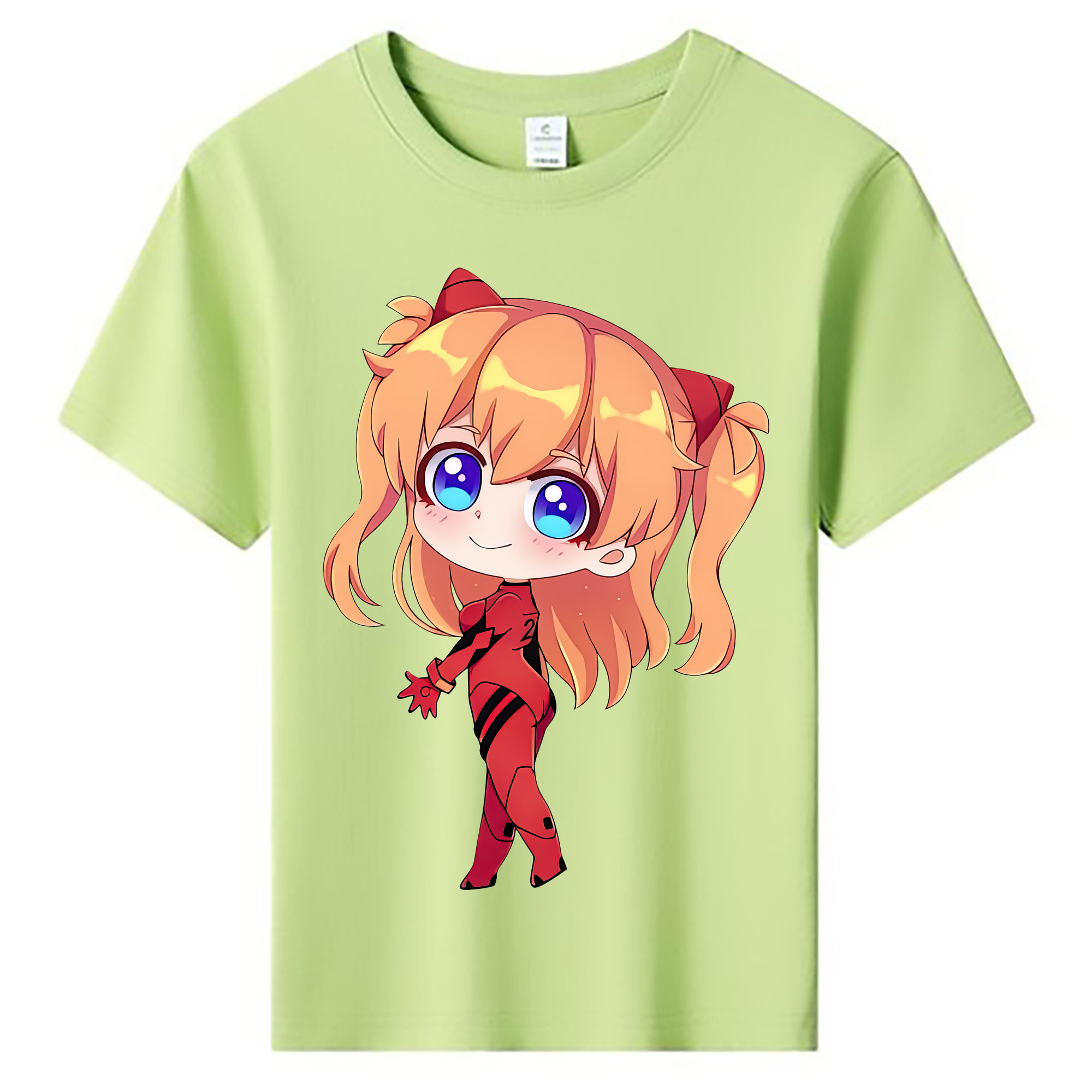 （画像用） EVA 新世紀エヴァンゲリオン 綿100％キッズTシャツ（フロントプリント）